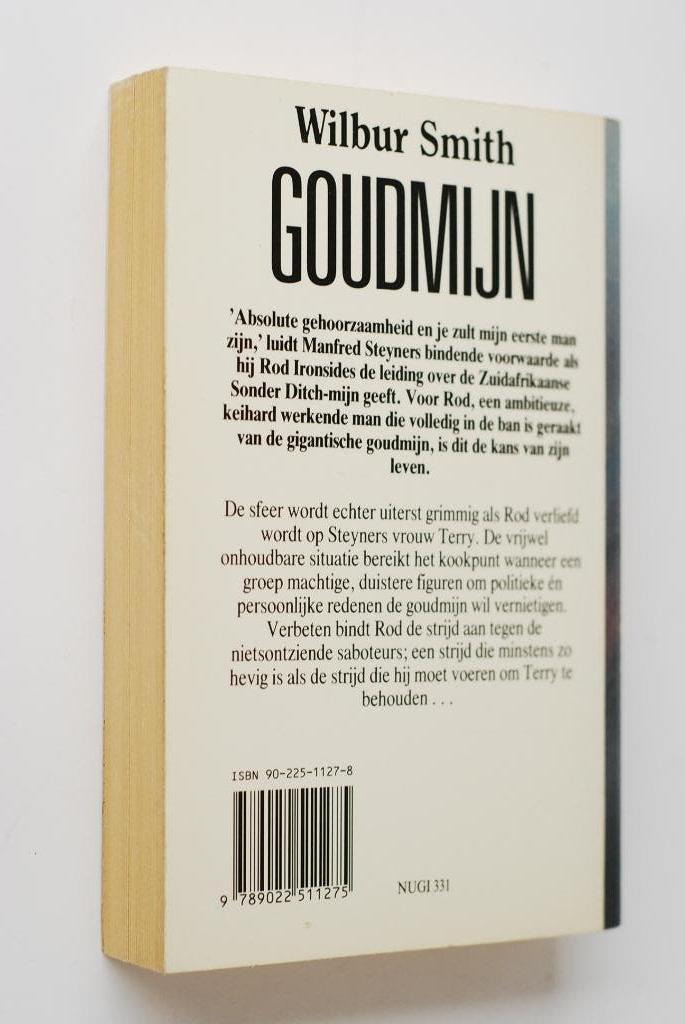 Goudmijn - Wilbur Smith (1990), Boeken, Verzenden, Zo goed als nieuw