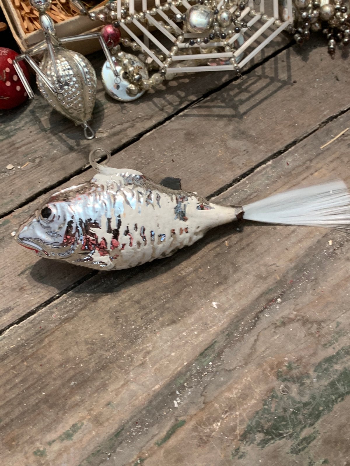 Kerst vis kerstbal, T, Ophalen of Verzenden, Zo goed als nieuw, N