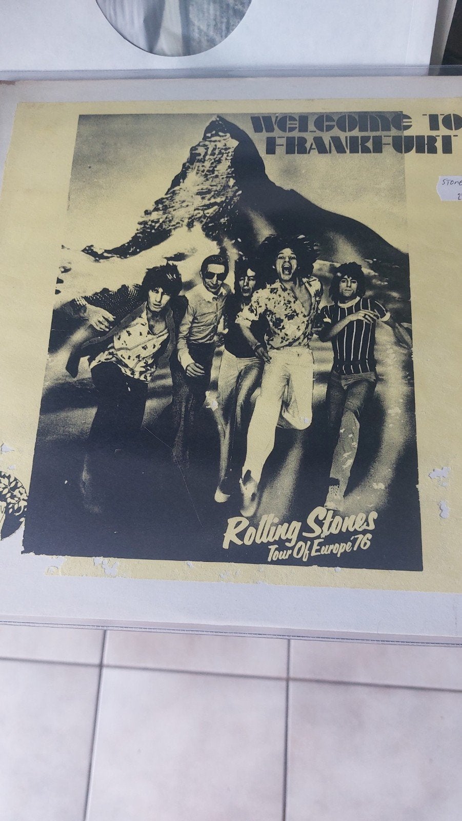 Te koop bootleg van de rollingstones, Cd's en Dvd's, Ophalen of Verzenden, Zo goed als nieuw, 12 inch