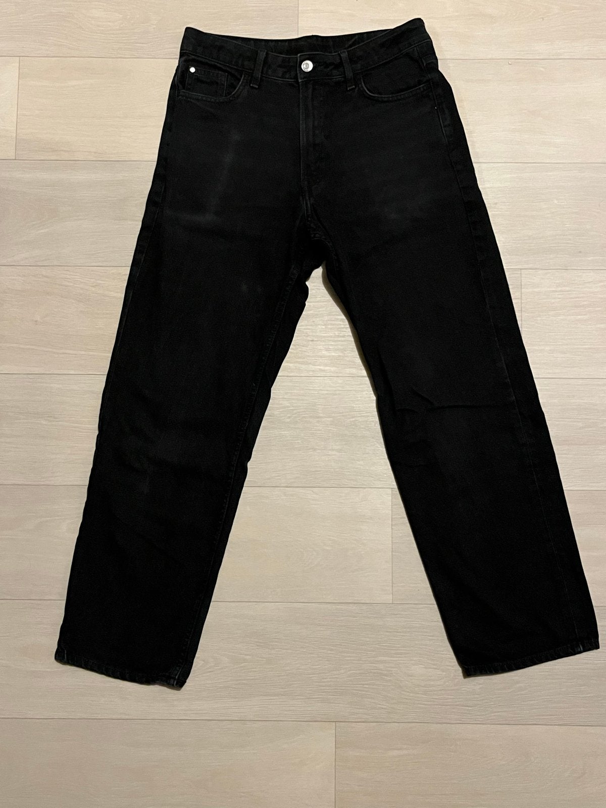 Zwarte Loose Fit Jeans - Maat W28/W29 (Confectie 36), Ophalen of Verzenden, Zo goed als nieuw, Zwart, W32 (confectie 46) of kleiner