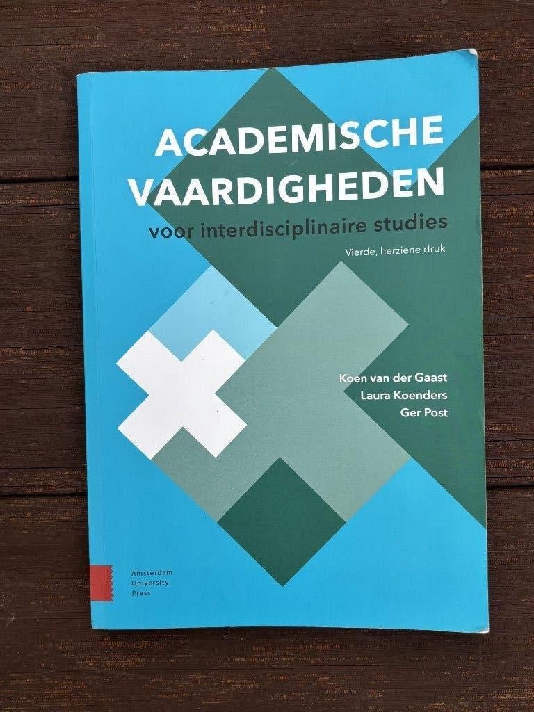 Academische Vaardigheden voor Interdisciplinaire Studies, WO, Alpha, Koen van der Gaast, Laura Koenders, Ger Post, Ophalen
