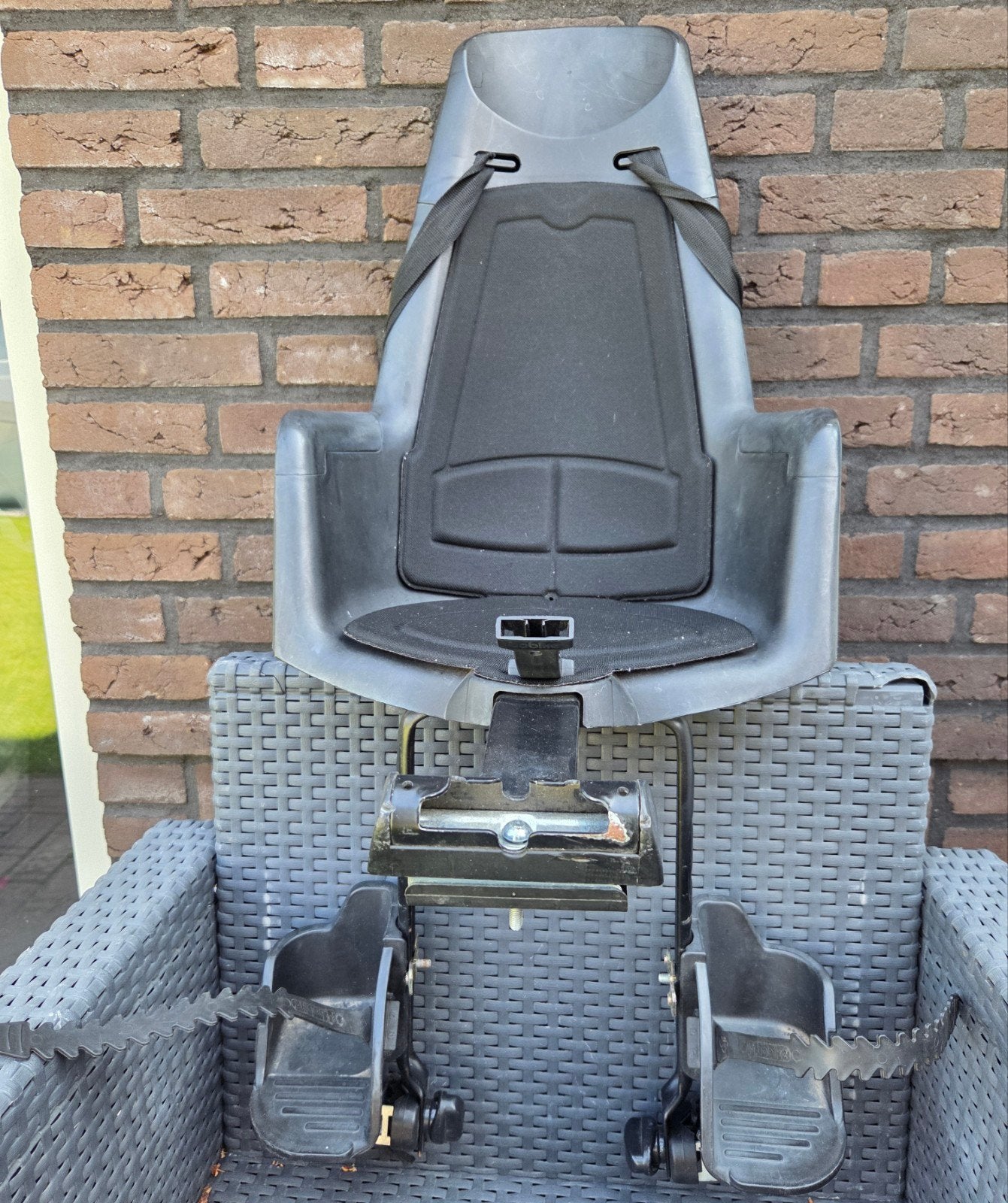 fietsstoeltje (bobike) voor achterop, Ophalen, Gebruikt