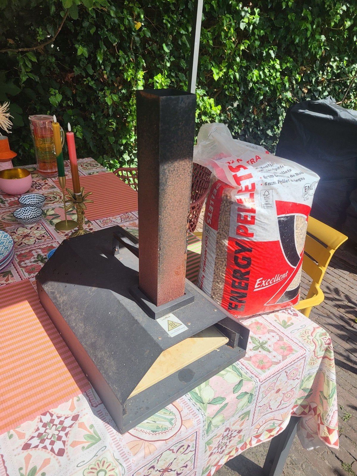 Pellet Pizza Oven te koop, Ophalen, Gebruikt