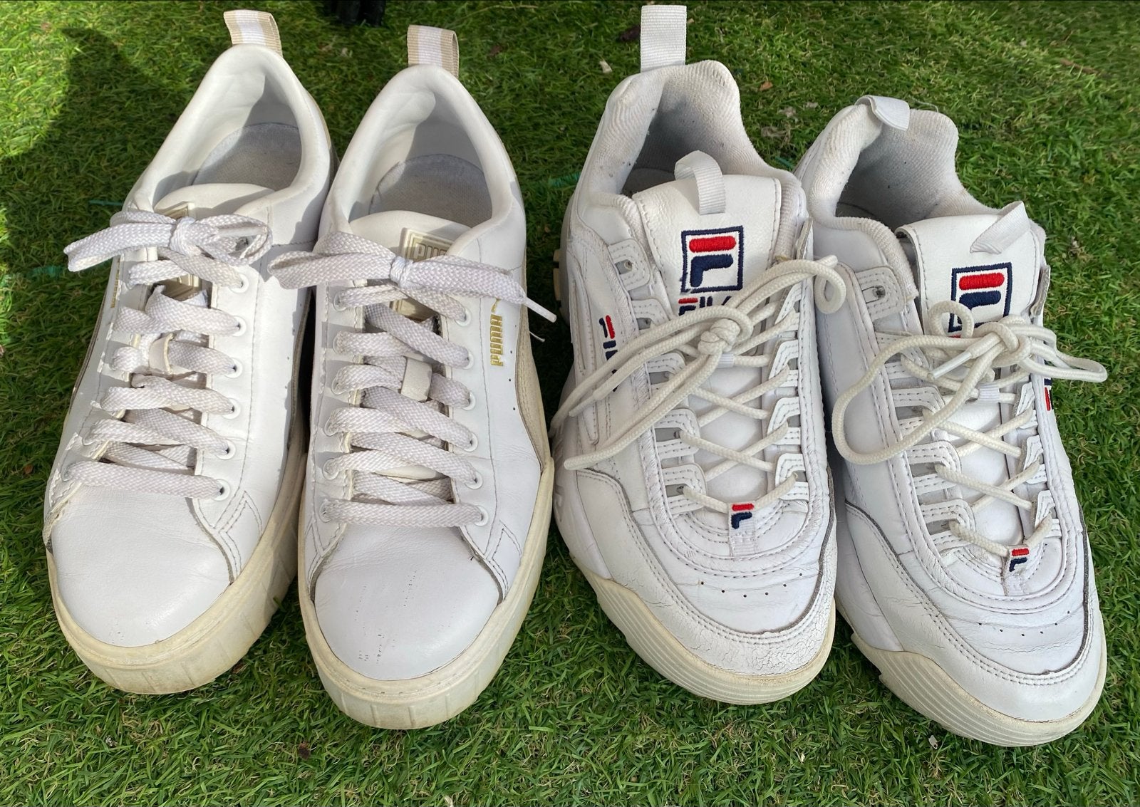 Witte sneakers, maat 40, echt leer, Kleding | Dames, Ophalen of Verzenden, Gedragen, Wit, Sneakers of Gympen