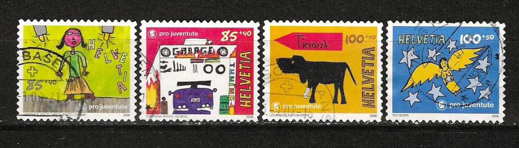 Zwitserland 1986-1989, Ophalen of Verzenden, Gestempeld