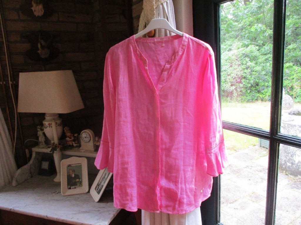 mj/NIEUW! BRAX/blouse/maat  38=40/LINNEN/7/8 mouw, Maat 38/40 (M), Verzenden, Nieuw, BRAX