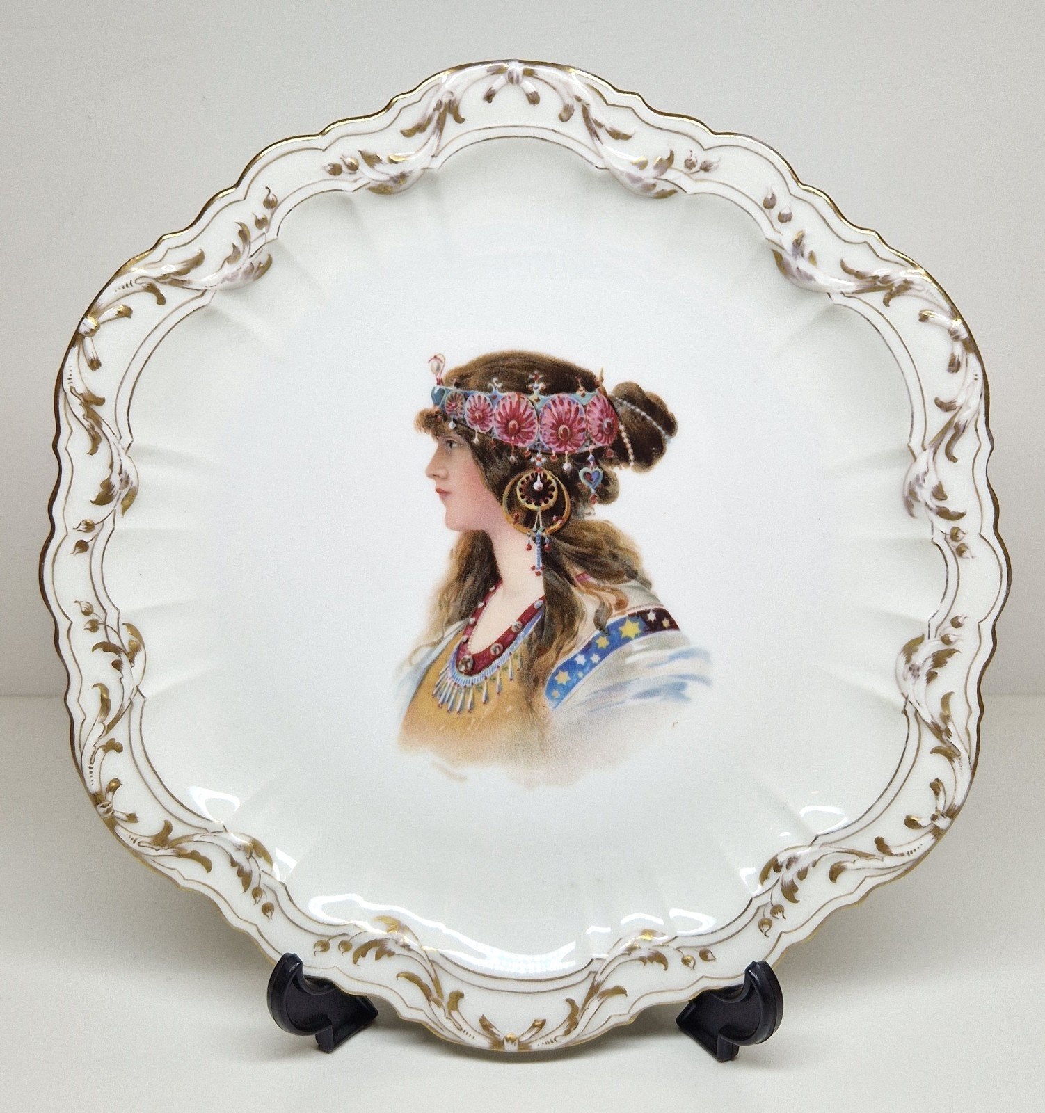 Sierbord Delinieres & Cie Limoges, Frankrijk 1895-1900., Ophalen