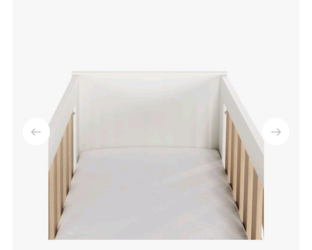 Baby bed with a Great Mattress and sheets, Ophalen, Nieuw, Minder dan 140 cm, Minder dan 70 cm
