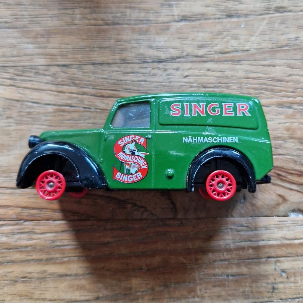 Vintage Singer Nähmaschinen bestelwagen modelauto, Ophalen of Verzenden
