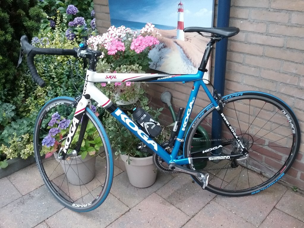 PAREL  KOGA SPRINT UNIEK  COMPL.DURA -ACE SCANDIUM BIEDEN, Ophalen, 28 inch, Velgrem, Aluminium