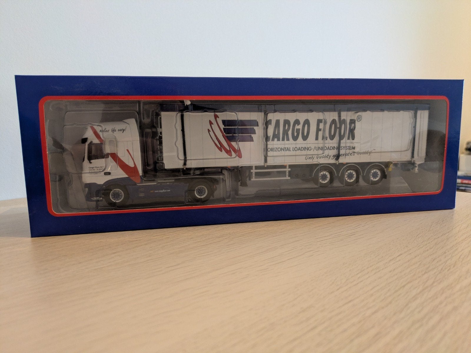 WSI Models DAF XF95 Cargo Floor Oplegger 1:50, Overige merken, 1:32 tot 1:50, Nieuw, Ophalen of Verzenden