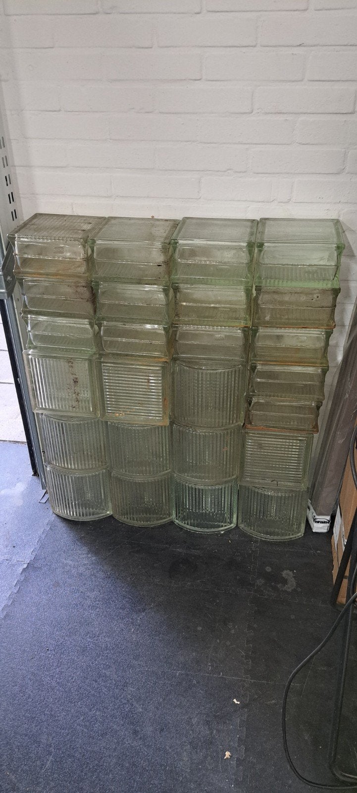 vintage glasblokken 20 blokken en 16 hoeken, Gebruikt, Minder dan 80 cm, Minder dan 80 cm, Overige typen