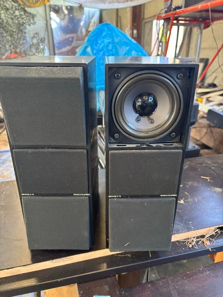 Bang & Olufsen Beovox C75 Speakers - Vintage Geluid, Audio, Tv en Foto, Gebruikt, Ophalen of Verzenden, 60 tot 120 watt, Bowers & Wilkins (B&W)