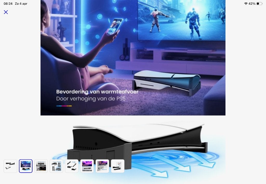 Standaard Horizontaal voor PlayStation 5 digital edition, Ophalen, Nieuw, Overige typen, PlayStation 5