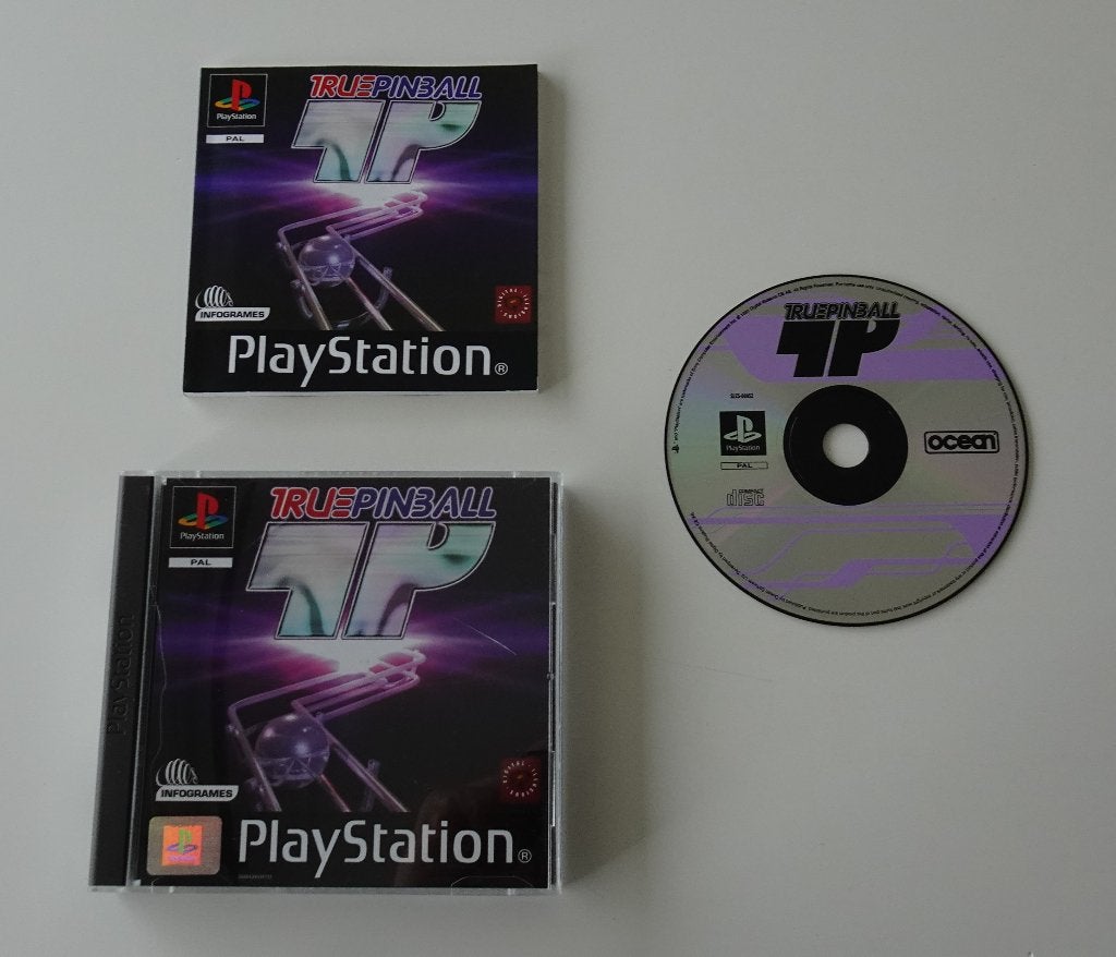 True Pinball compleet voor Sony PlayStation, Ophalen, Overige genres, 1 speler, Zo goed als nieuw