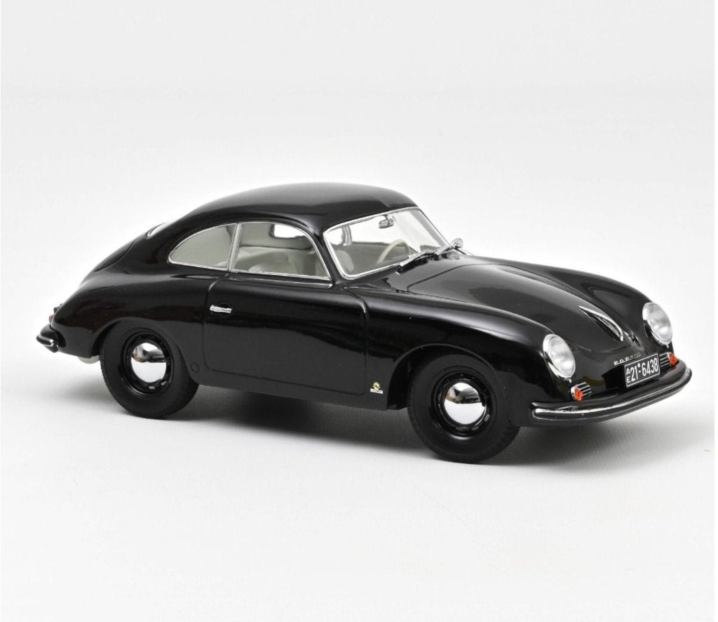 Porsche 356 Coupe 1952 Zwart schaal 1/18 NOREV ref. 187451, Hobby en Vrije tijd, Modelauto's | 1:18, Ophalen of Verzenden, Nieuw