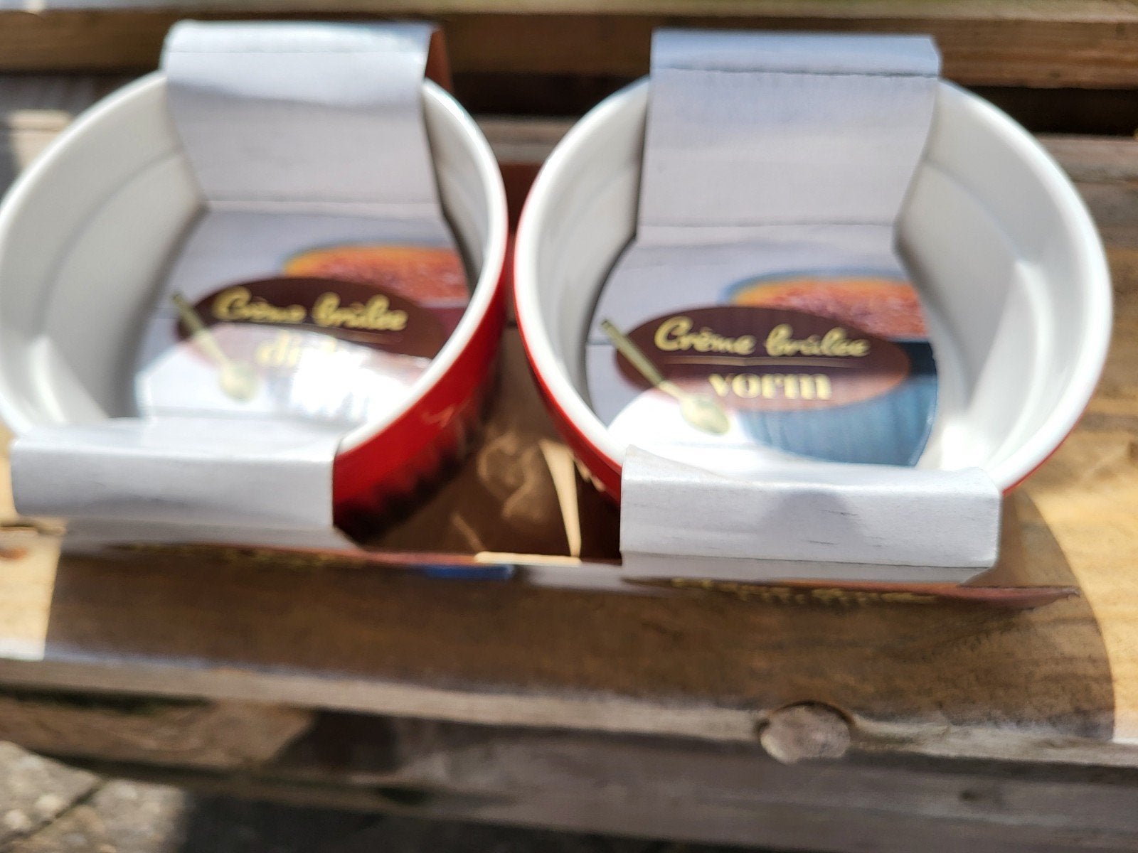TE KOOP NIEUWE CREME BRULEE SCHAALTJES, Ophalen of Verzenden, Nieuw, Overige stijlen, Schaal of Schalen