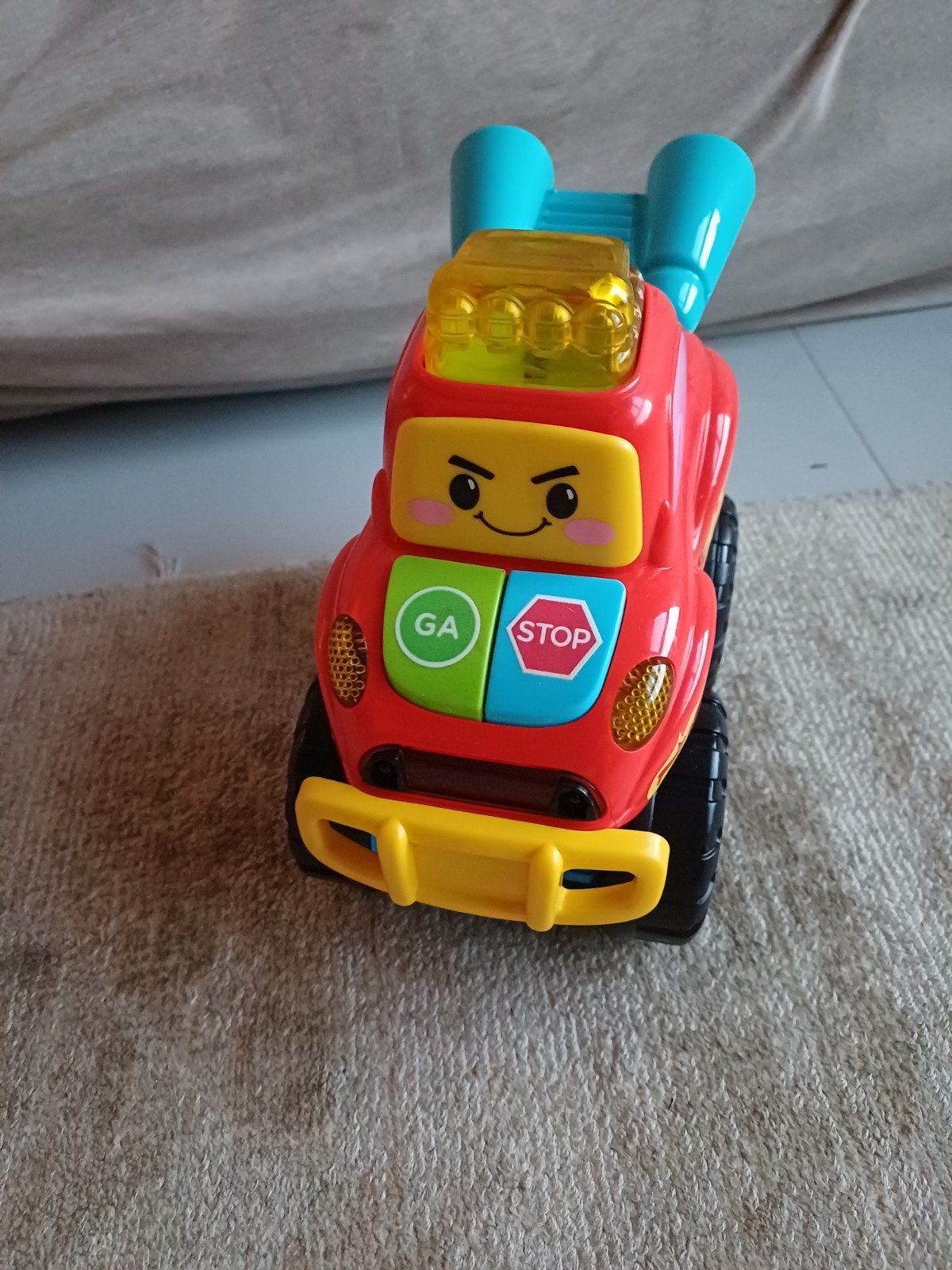 VTech toet toet, zelfrijdende auto met muziek - Super leuk!, Ophalen of Verzenden, Zo goed als nieuw