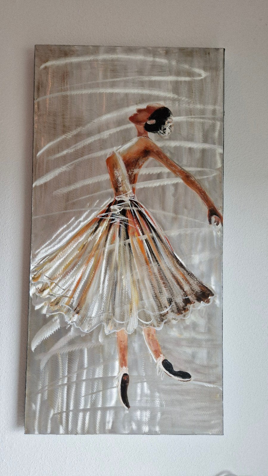 Origineel kunstwerk met ballerina, Acrylverf, Overige stijlen, Overige onderwerpen, Origineel werk