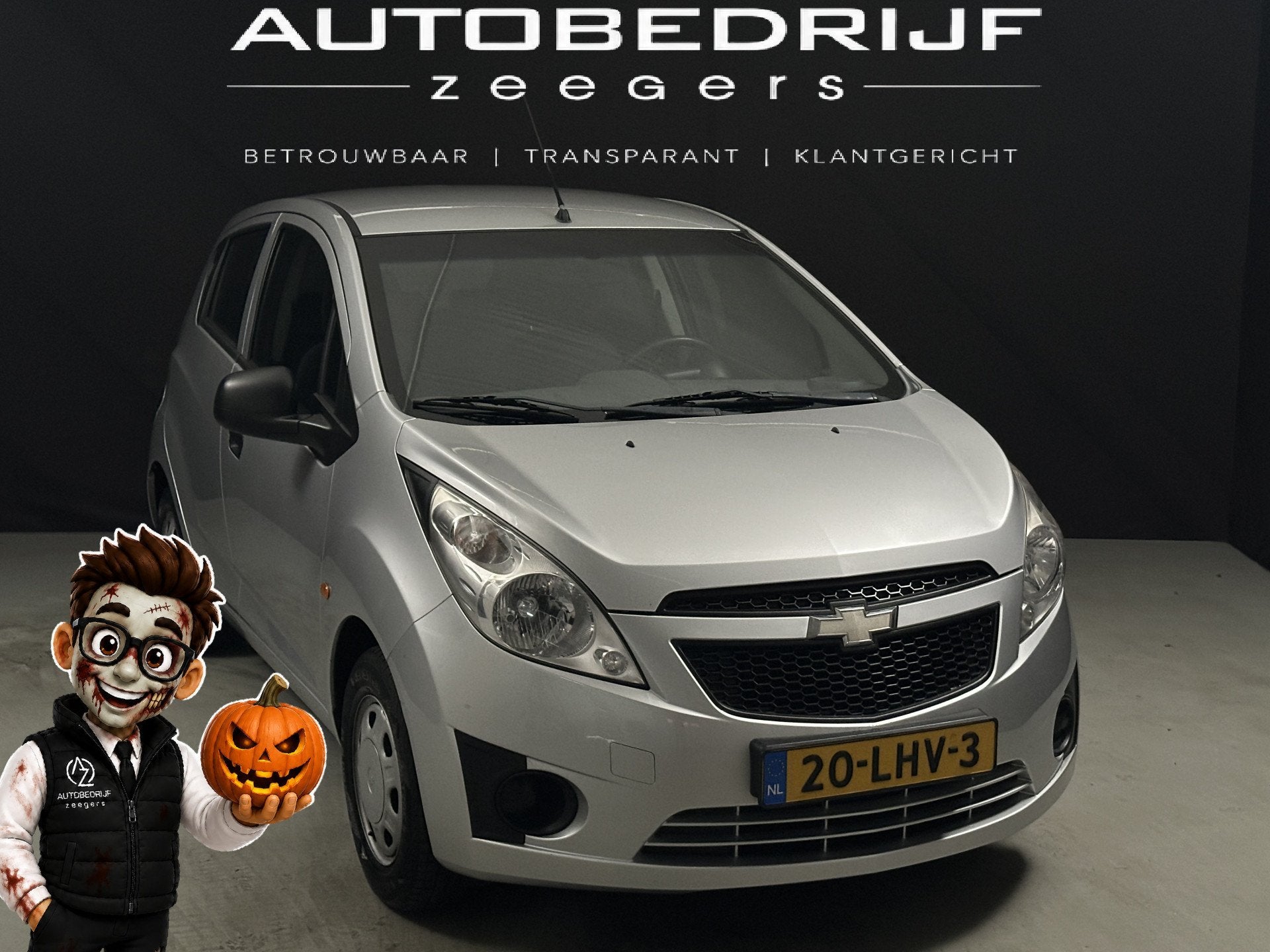 Chevrolet Spark 1.0 16V LS *AC*Lage KM*NAP*Nieuwe APK*, Auto's, Voorwielaandrijving, Verwarmde buitenspiegels, Gebruikt, 4 cilinders