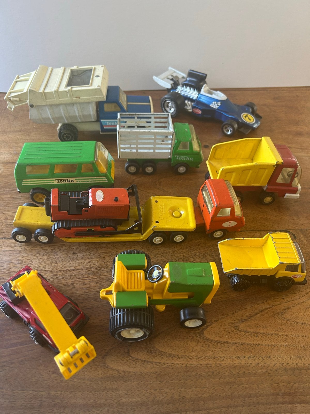 10x Tonka speelgoed auto's - Vintage collectie, Ophalen, Gebruikt