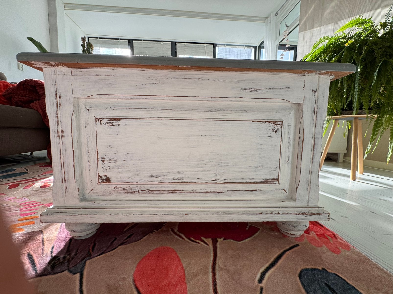 Salontafel met opberglades, Ophalen, Minder dan 45 cm, Gebruikt, 75 cm of meer