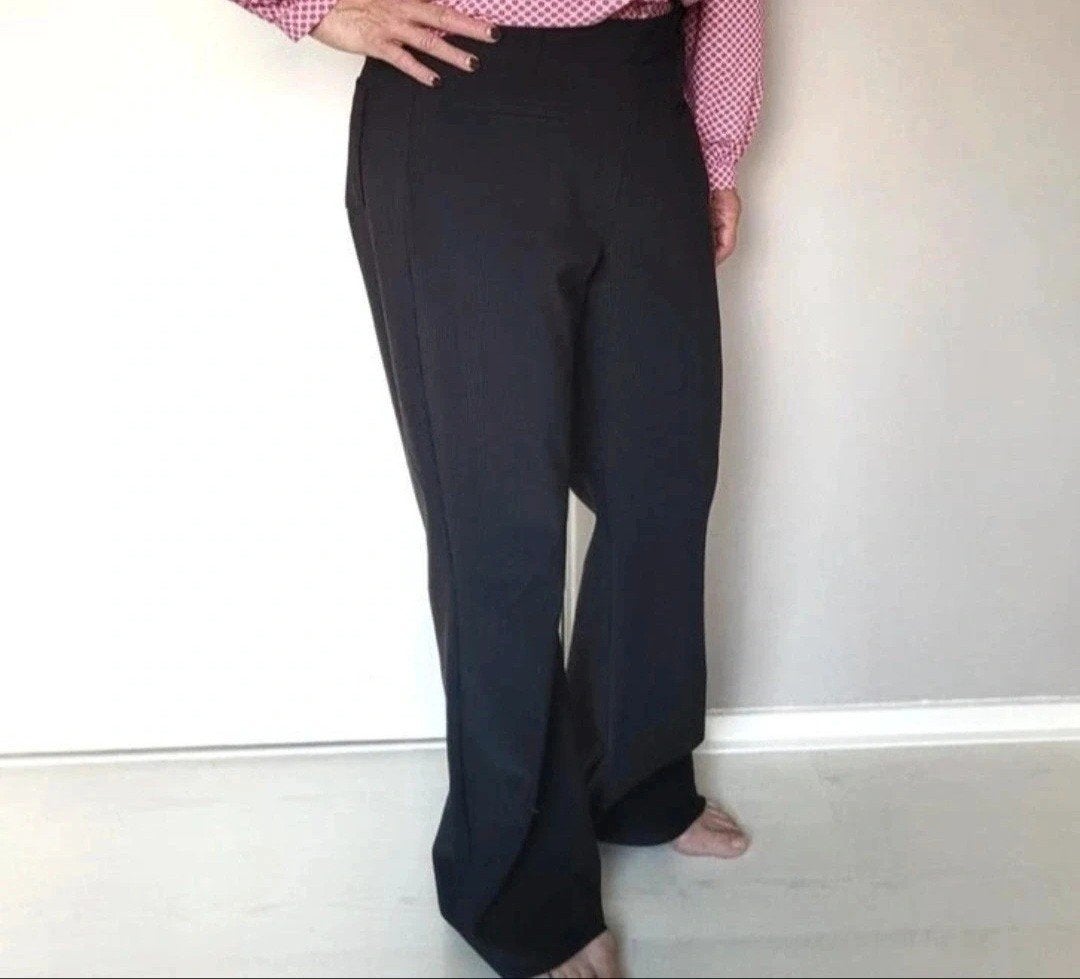 Studio Anneloes Saar Flair Bonded Rib broek L Zwart pantalon, Studio Anneloes, Verzenden, Zwart, Maat 42/44 (L)