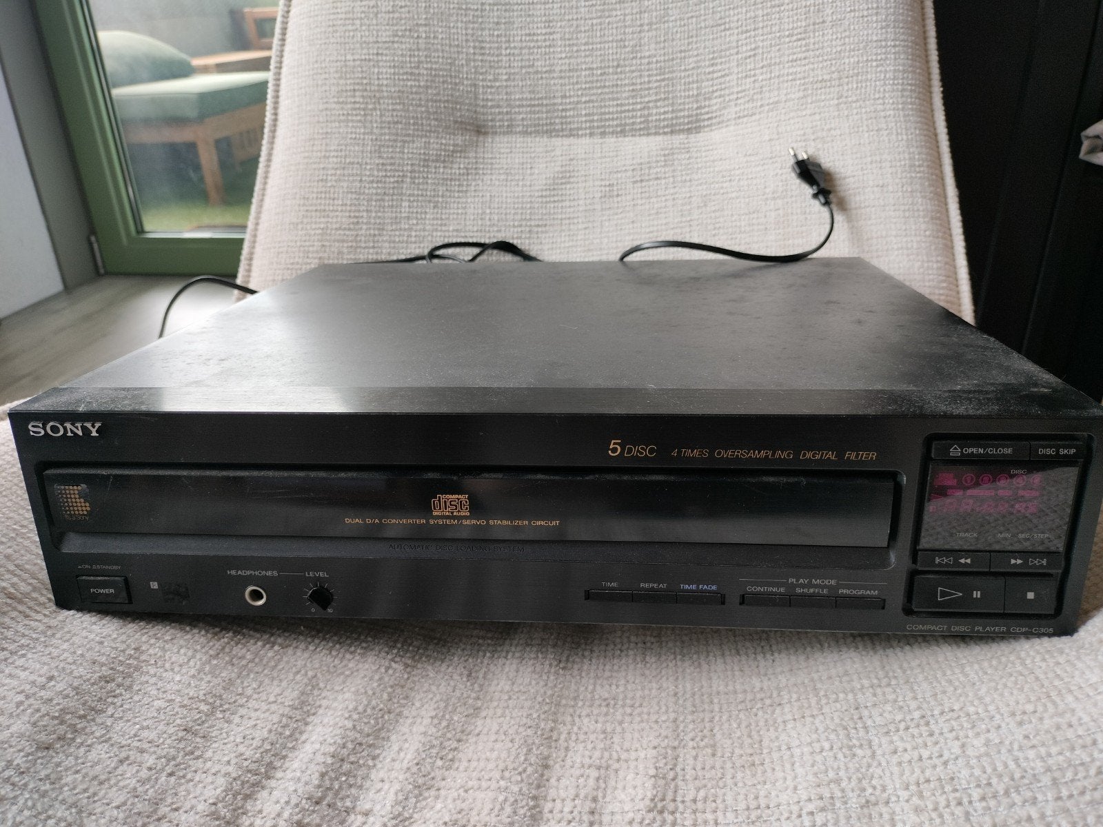 Sony CDP-C305 5-CD Wisselaar voor reparatie/onderdelen, Audio, Tv en Foto, Cd-spelers, Ophalen of Verzenden