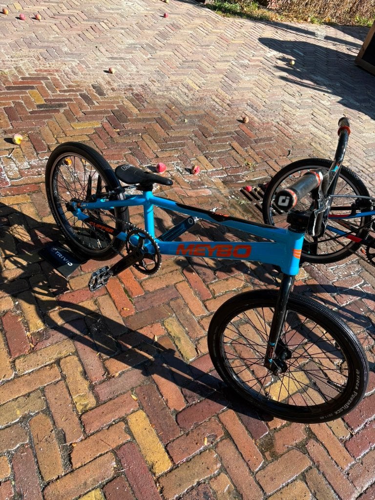 Maybo Clipper Pro 21 BMX blauw/oranje, Ophalen, Gebruikt, Velgrem, Meybo