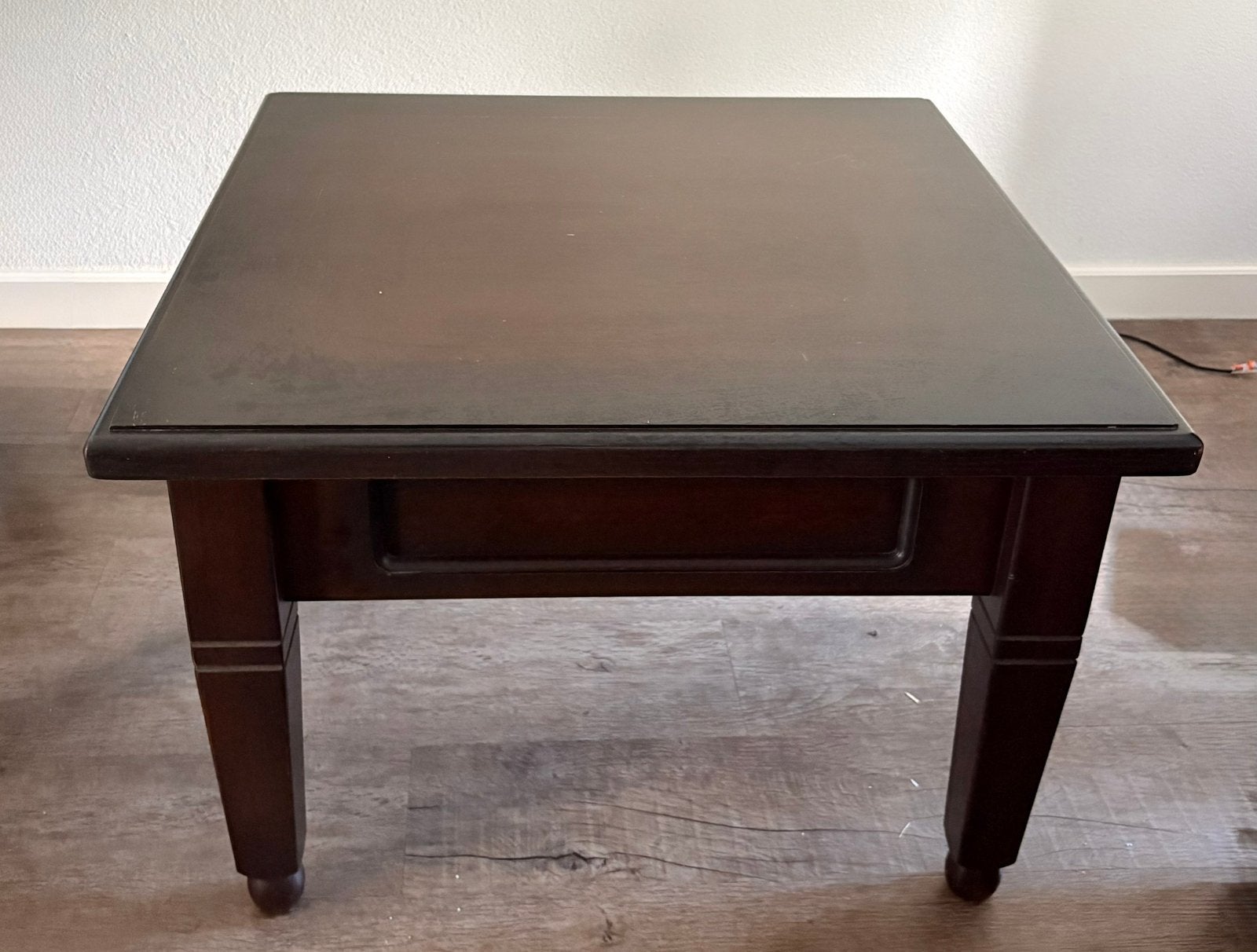 Salontafel hoektafel, Ophalen, Gebruikt, 50 tot 100 cm, Vierkant