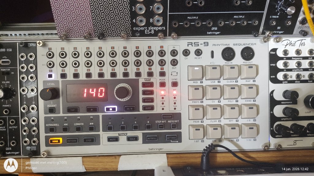 Behringer RS-9 Rhythm Sequencer, Muziek en Instrumenten, Drumcomputers, Verzenden, Nieuw, Overige merken