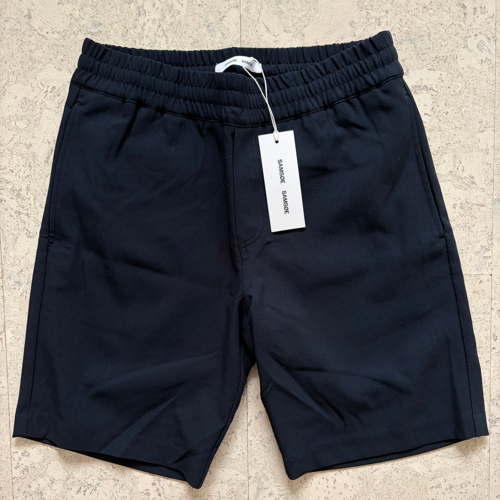 Samsoe Samsoe heren broek - short maat S!, Ophalen of Verzenden, Nieuw, Maat 46 (S) of kleiner, Blauw