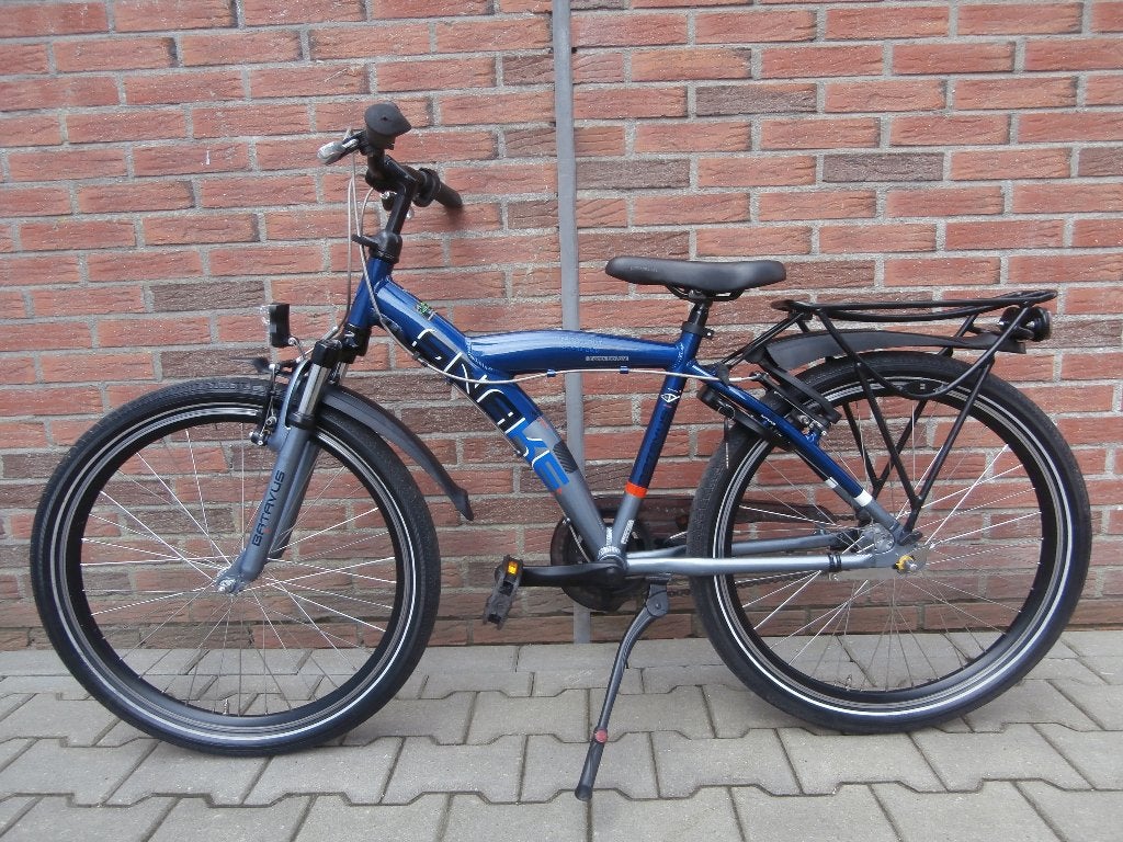 Zeer mooie Batavus Snake 24 inch jongensfiets. blauw-grijs, Ophalen, Batavus, Zo goed als nieuw, Terugtraprem