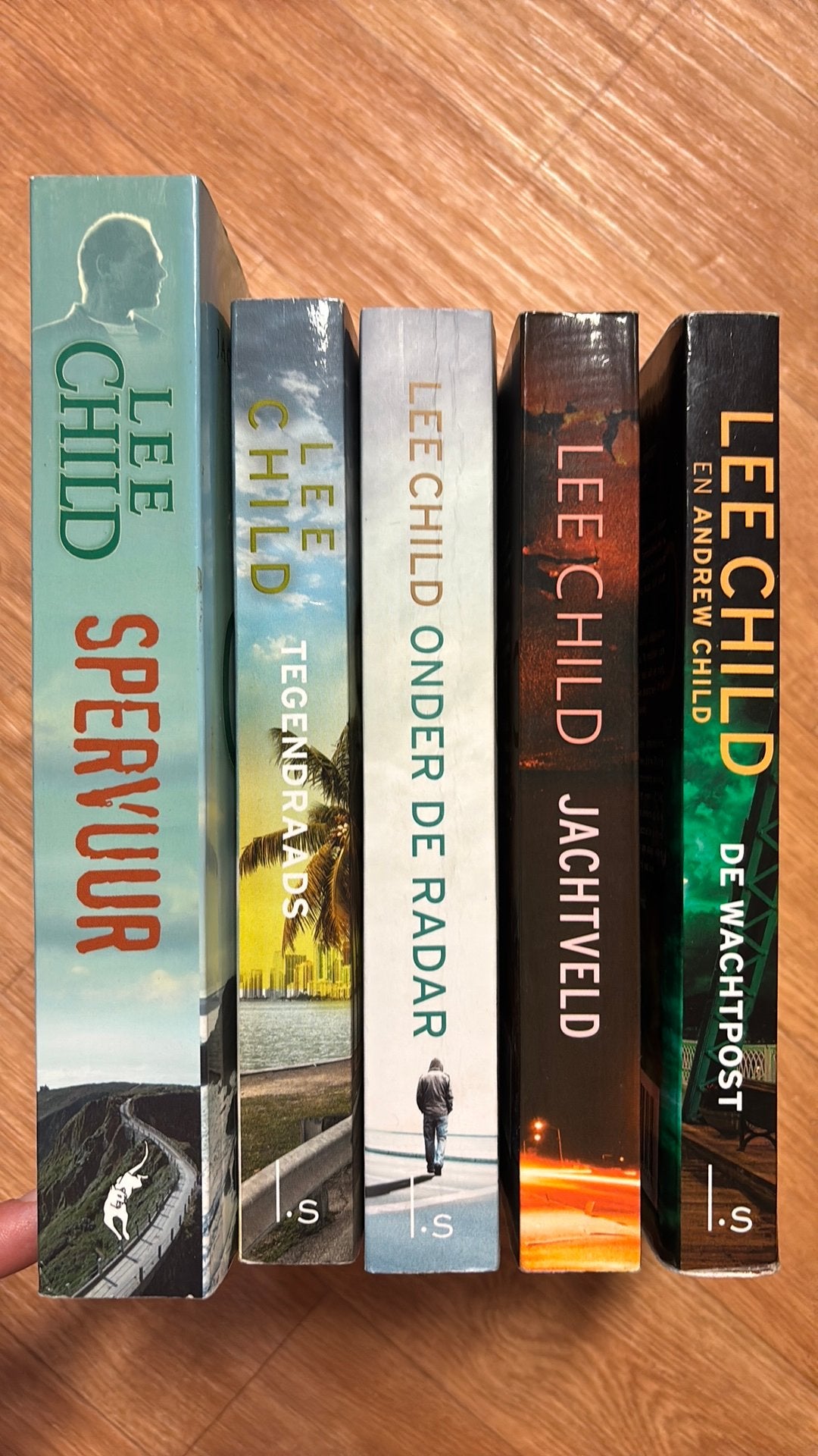 Lee Child - Jack Reacher 5x oa: Wachtpost, Jachtveld, Spervu, Ophalen of Verzenden, Gelezen, Nederland