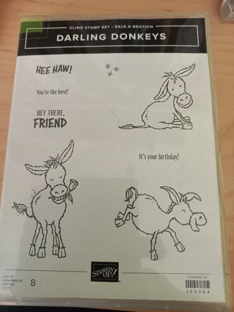 stampin'up darling donkeys, Ophalen of Verzenden, Gebruikt, Overige typen