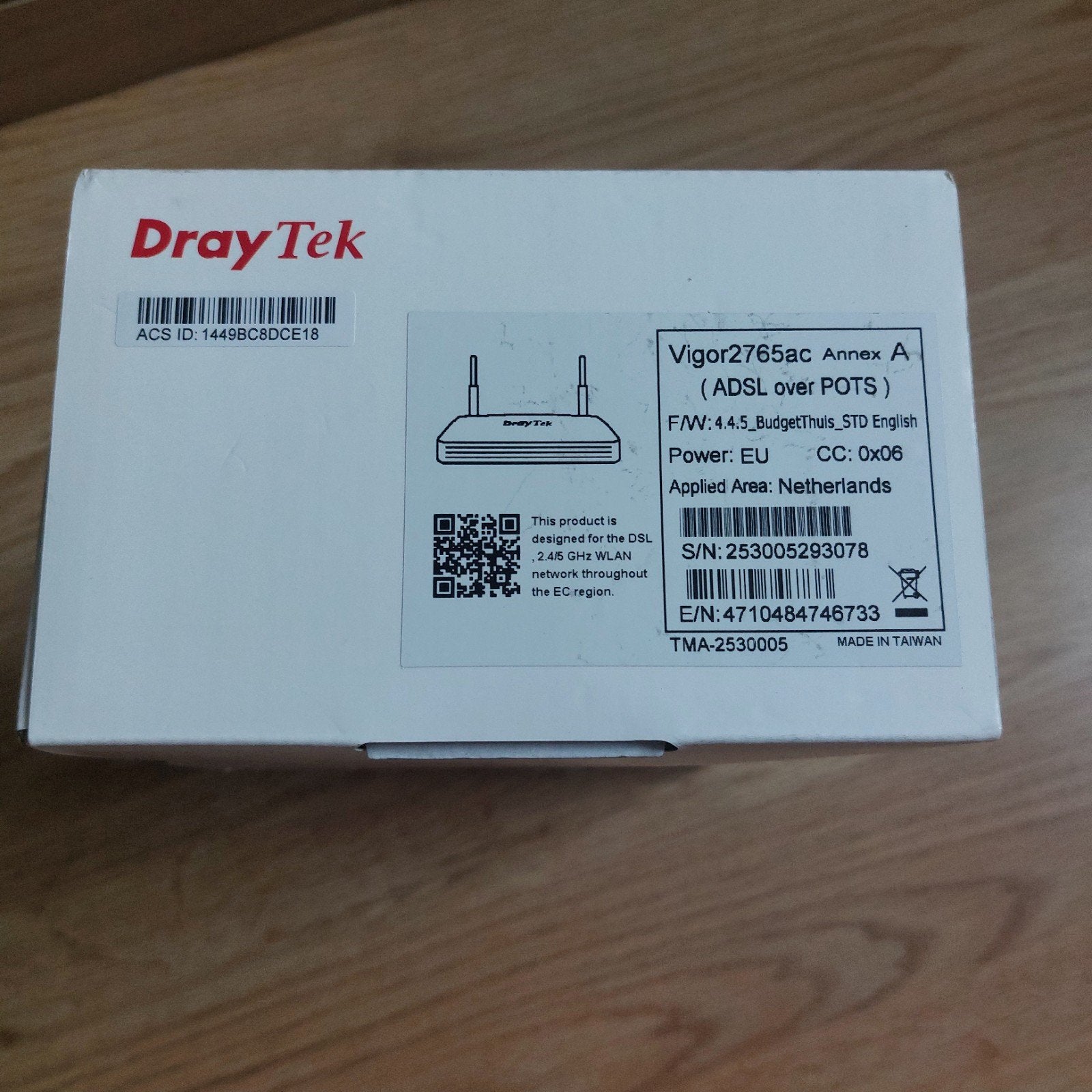 Router DrayTek Vigor 2765 (VDSL2/ADSL2),nieuwe, Ophalen of Verzenden
