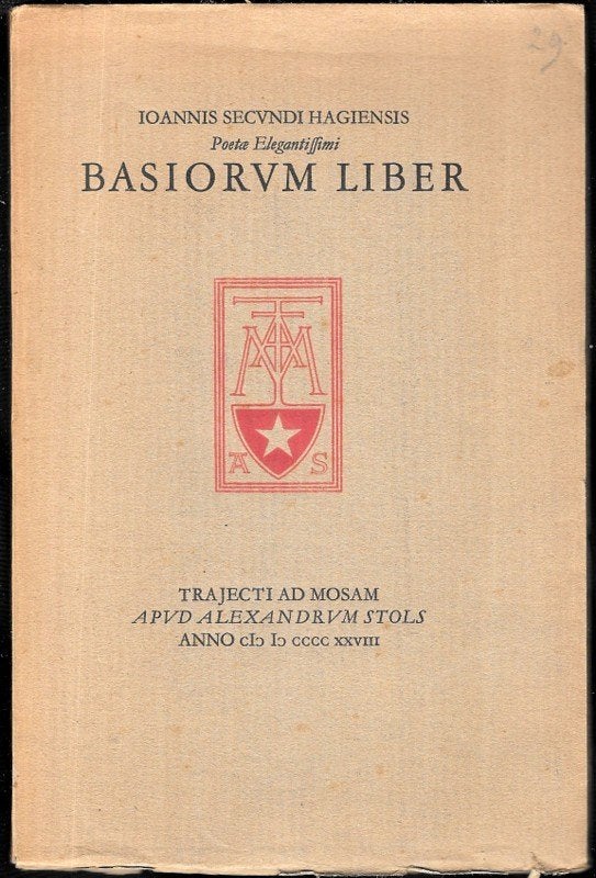 Ioannis Secundus ~ Basiorum Liber ~ Stols ~ 1928 ~ 48/200, Boeken, Verzenden, Gelezen, Nederland