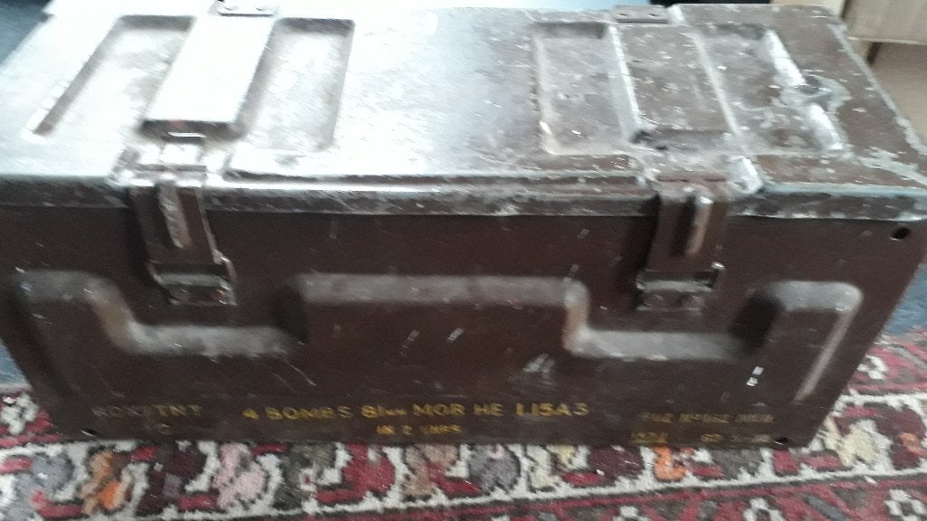 leger munitie kist, Ophalen, Landmacht, Overige gebieden, Kist of Geocache