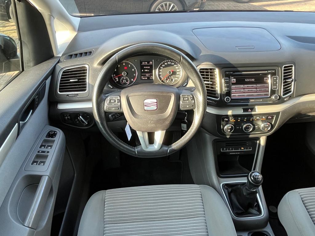 SEAT Alhambra 1.4 TSI Style 150PK 7Pers. Navi,Clima,Cruise,I, Auto's, Voorwielaandrijving, Stof, Beige, 4 cilinders
