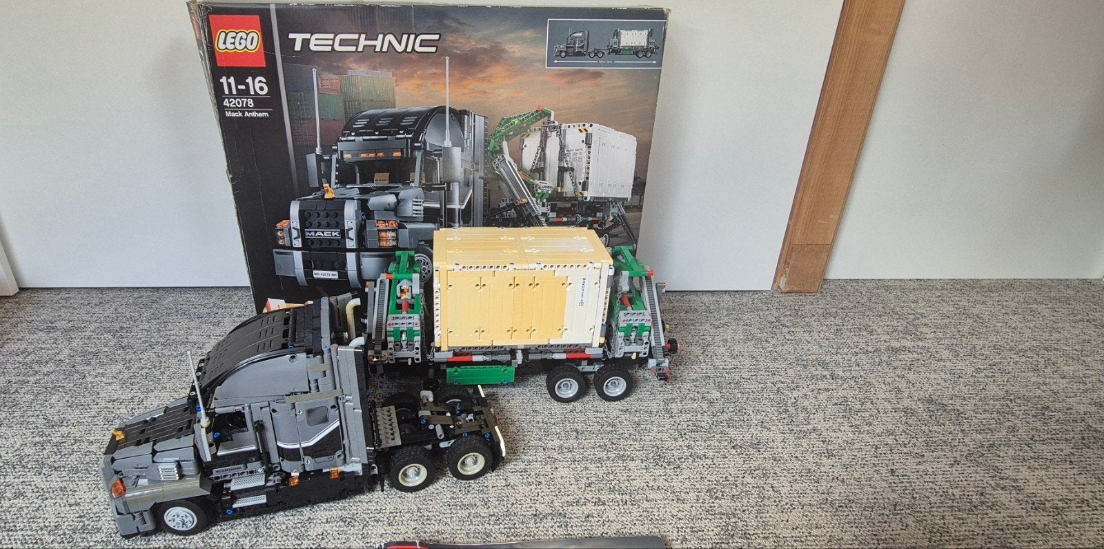 Lego Technic set 42078 Mack Anthem Truck, Ophalen, Gebruikt, Lego, Compleet