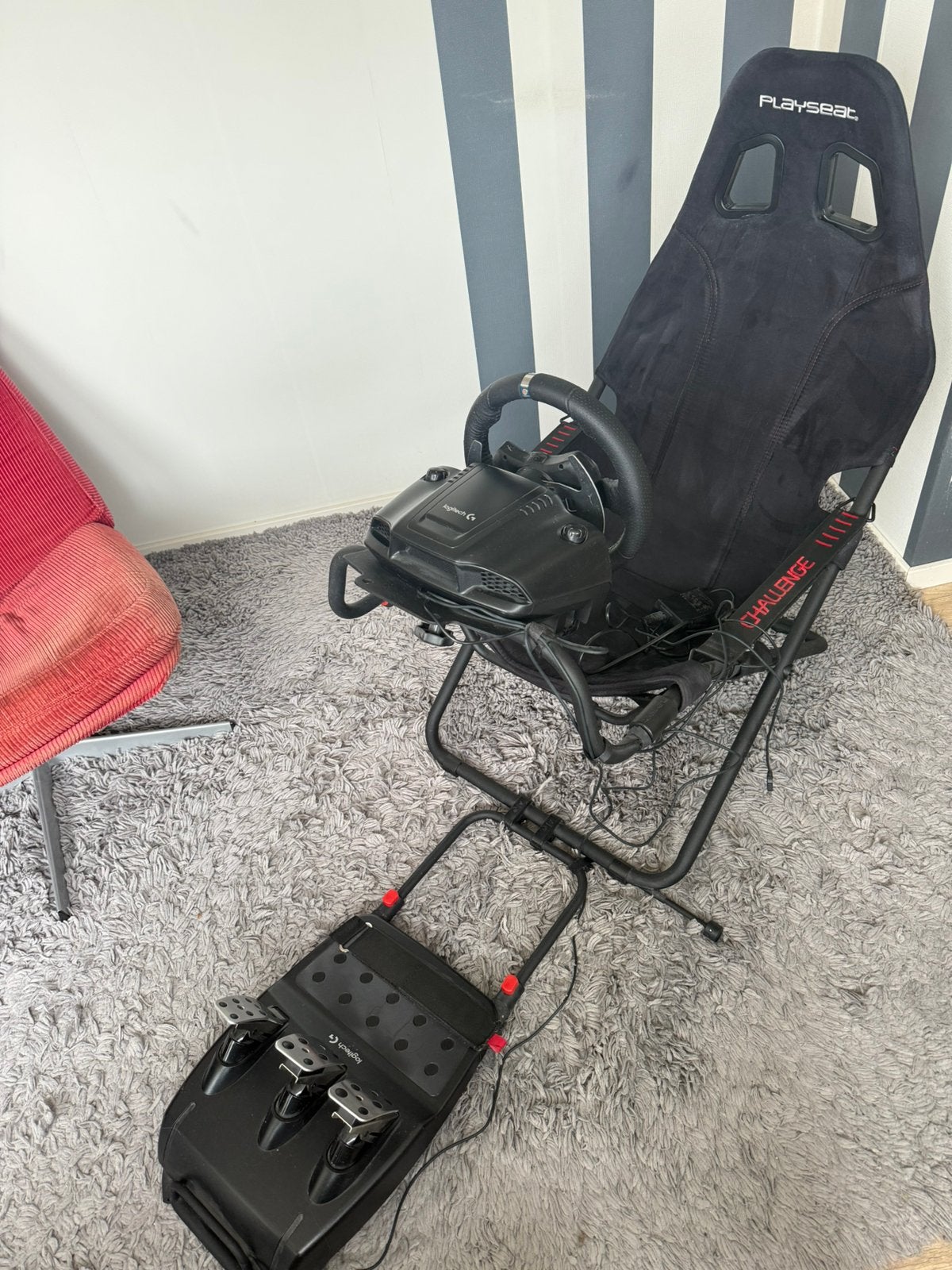 Playseat Challenge met G29 racestuur, Spelcomputers en Games, Ophalen, Gebruikt, Playseat of Racestoel