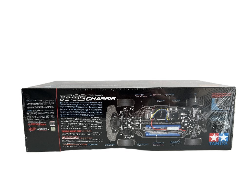 Tamiya 58703 1:10 RC au TOM'S GR Supra (TT-02), Elektro, Nieuw, Ophalen of Verzenden, Schaal 1:10