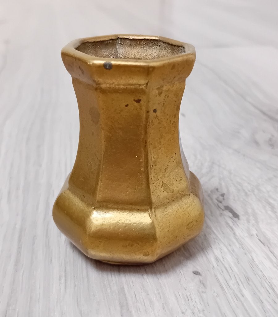 Vintage mini vaaskan gemaakt van messing, Antiek en Kunst, Verzenden