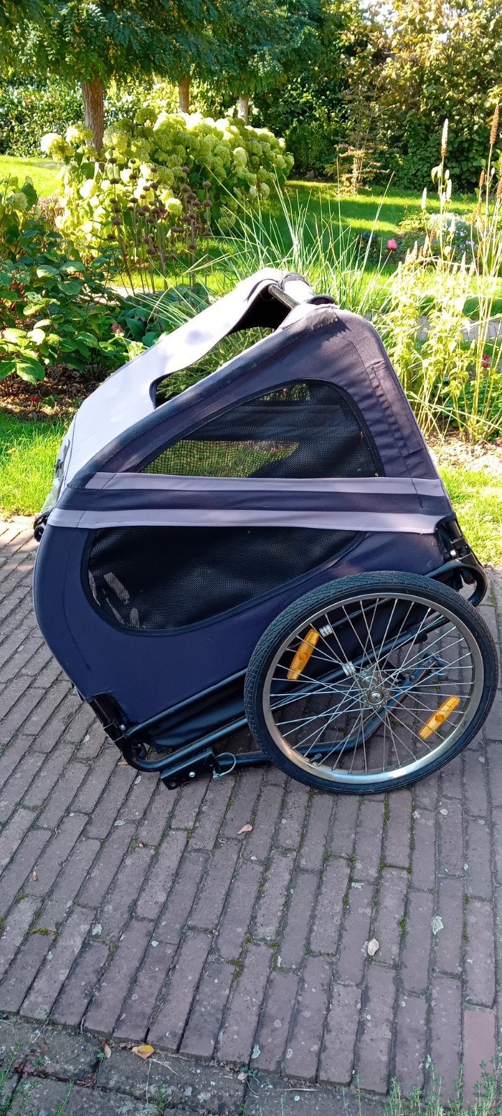 te koop degelijke fietskar voor de hond, Ophalen, Gebruikt, Hondenkar