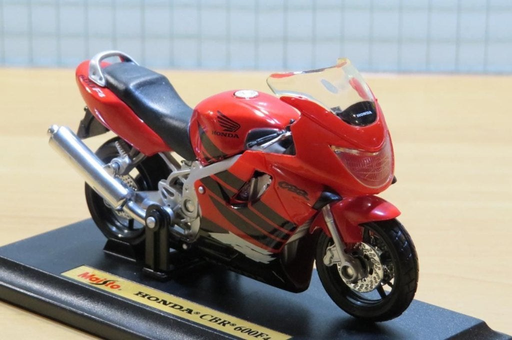 Honda CBR600F4 red 1:18 Maisto, MayCheong, Maisto, Nieuw, Ophalen of Verzenden