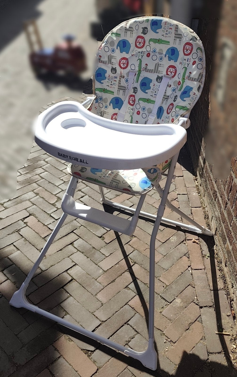 Inklapbare baby eet stoel., Ophalen, Inklapstoel