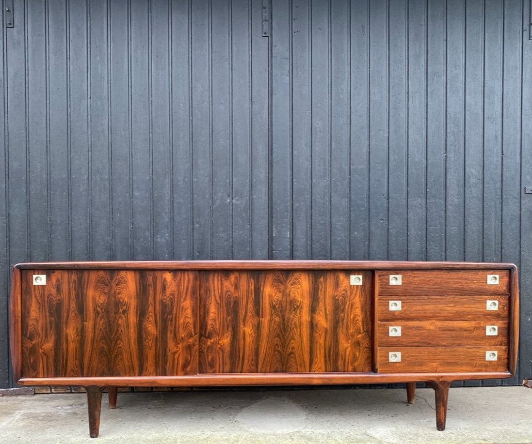Dressoir H.P. Hansen , mid-century design, Huis en Inrichting, Ophalen of Verzenden, Zo goed als nieuw, 25 tot 50 cm, 200 cm of meer