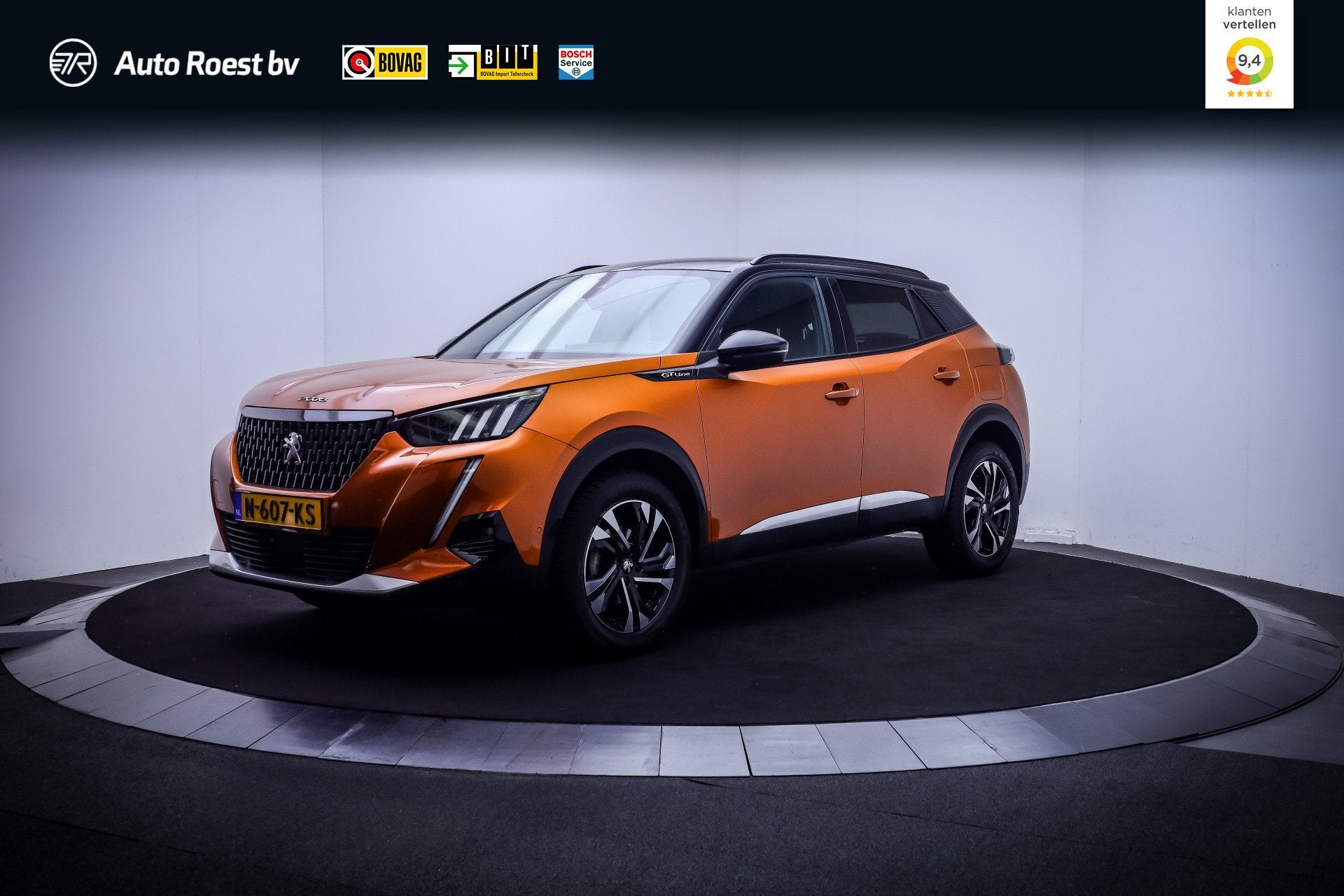 Peugeot 2008 1.2T 130pk GT-Line FULL LED | 360 CAM | STOELVE, Gebruikt, Automatische klimaatregeling, Leder en Stof, Handgeschakeld