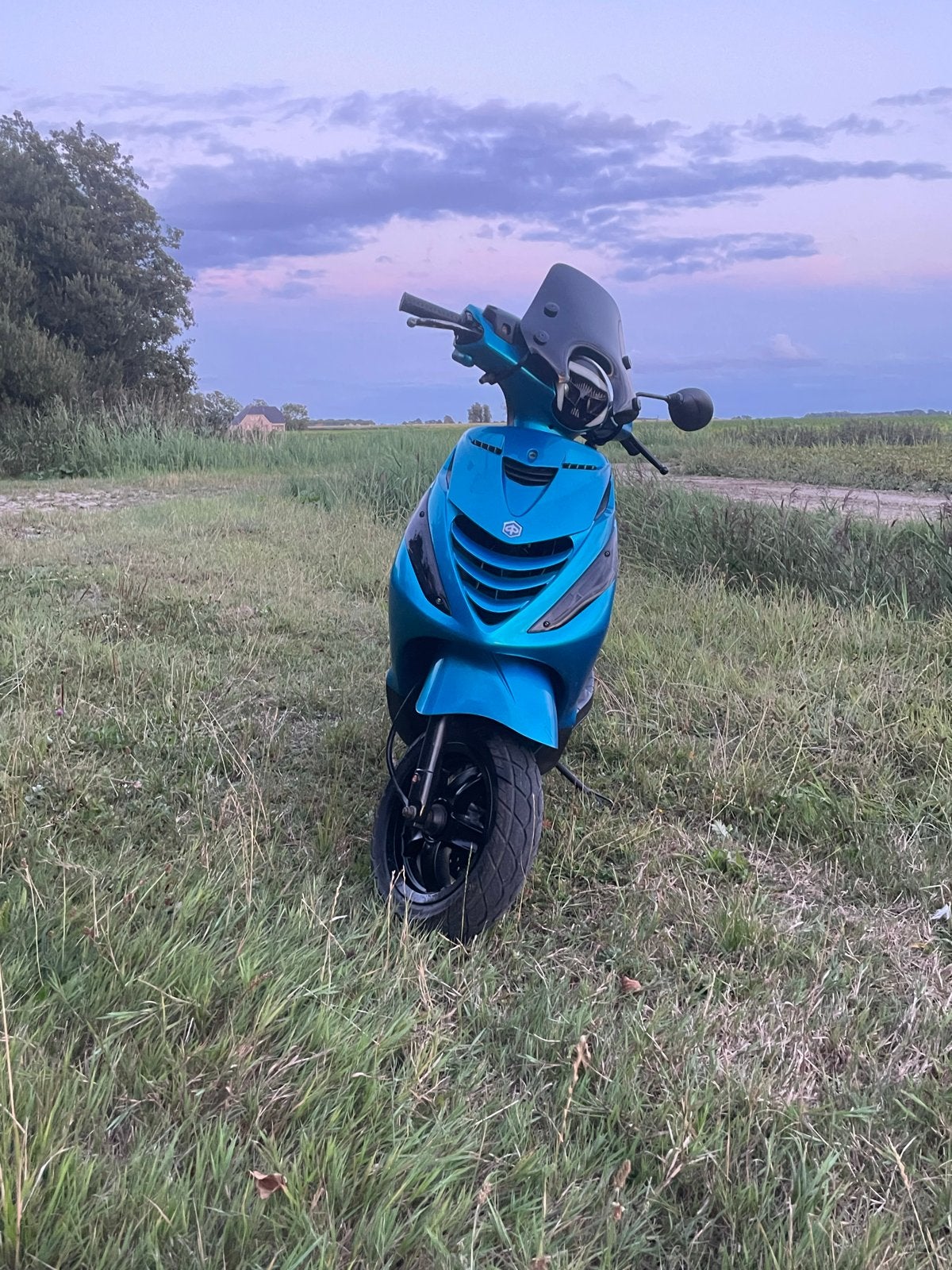 Piaggio Zip 2014- Blauw - zeer nette staat, Fietsen en Brommers, Scooters | Piaggio, Ophalen, Gebruikt, Maximaal 45 km/u, Zip