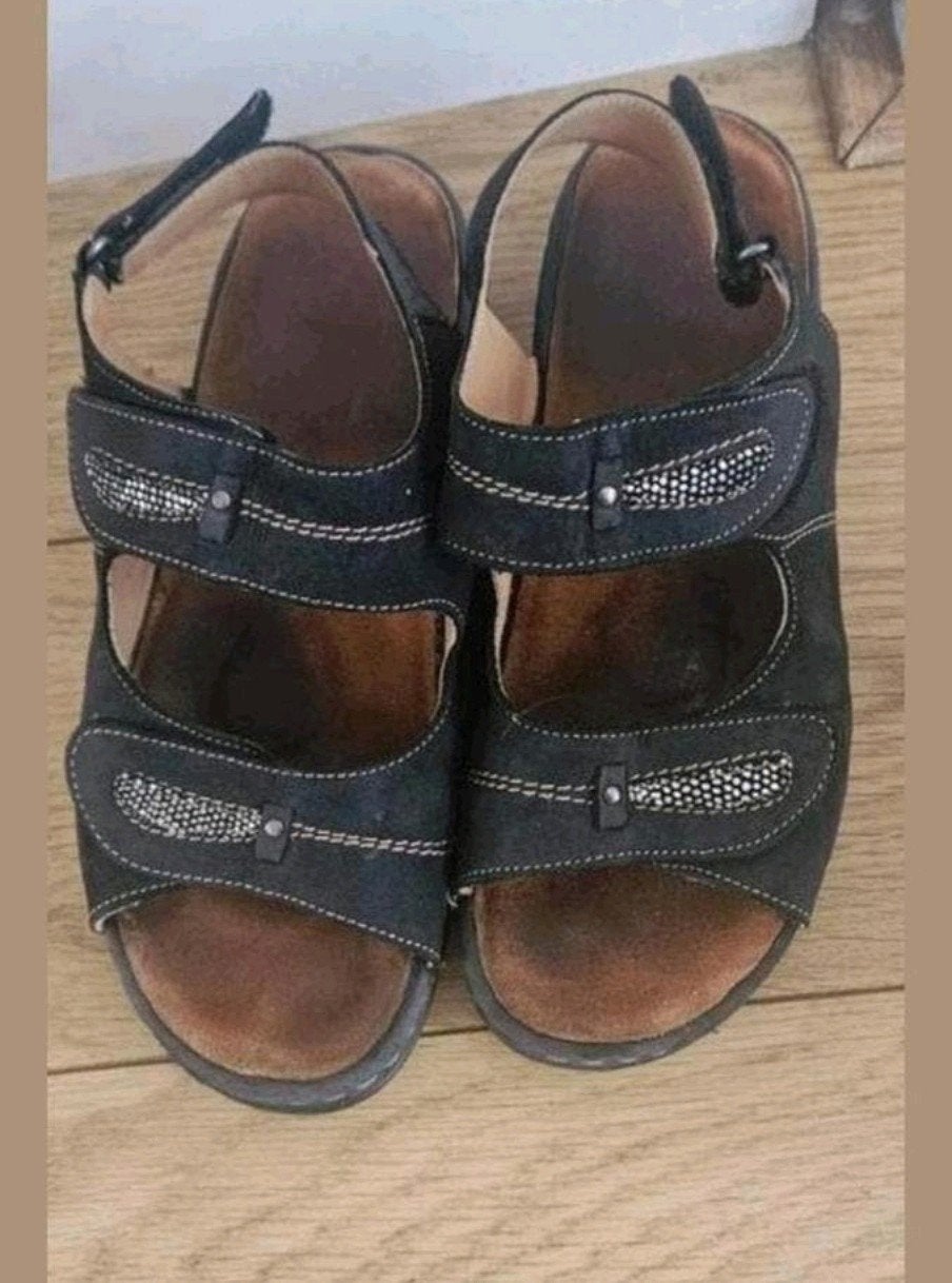 Medicus zwarte sandalen, Medicus, Zwart, Zo goed als nieuw, Sandalen of Muiltjes